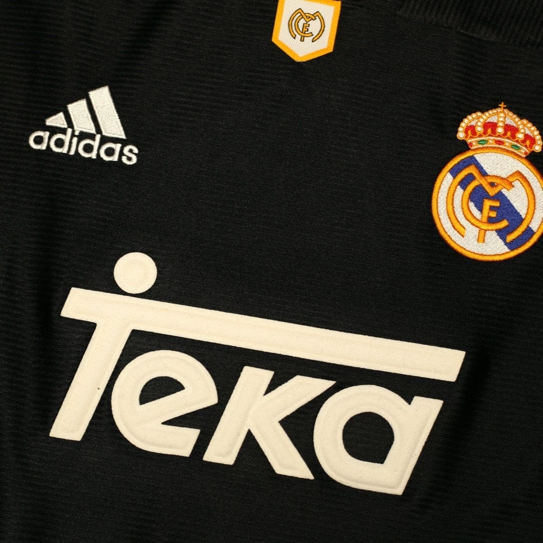 1999/01 Raul #7 Real Madrid Vintage Retro adidas Away Football Shirt (S/M)