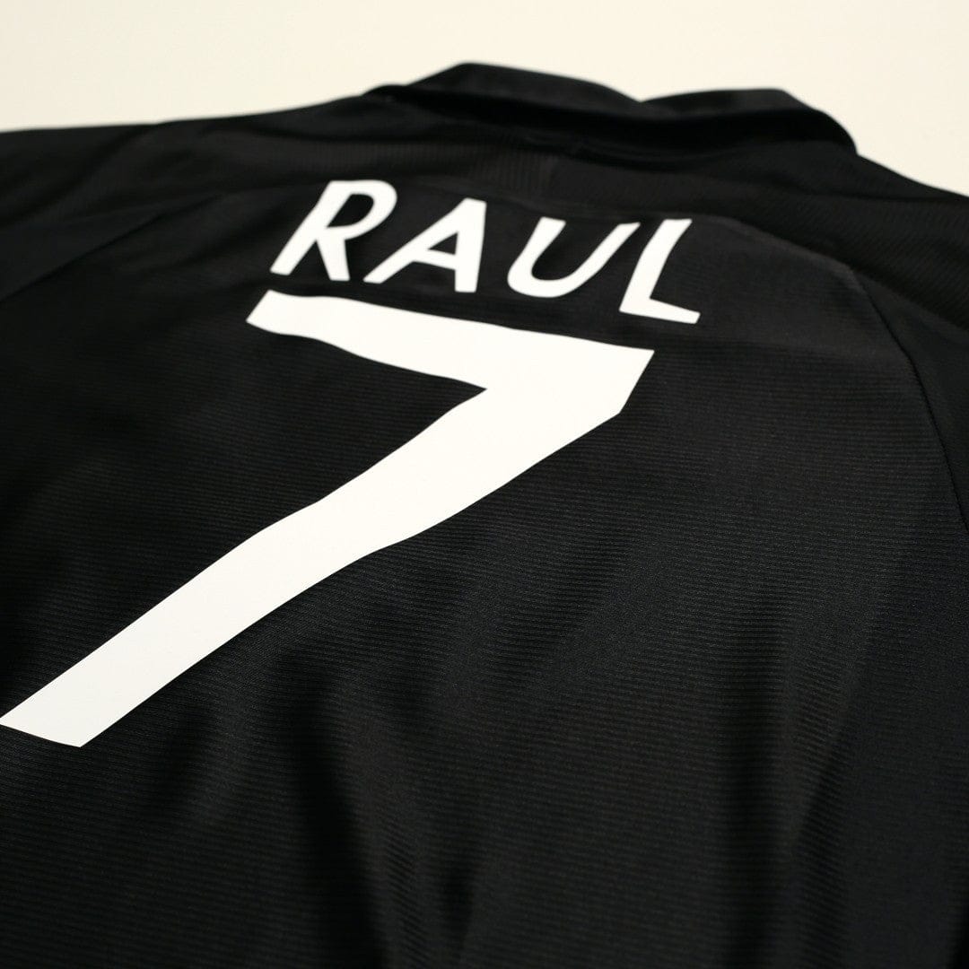 1999/01 Raul #7 Real Madrid Vintage Retro adidas Away Football Shirt (S/M)
