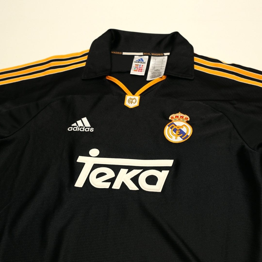 1999/01 Raul #7 Real Madrid Vintage Retro adidas Away Football Shirt (S/M)