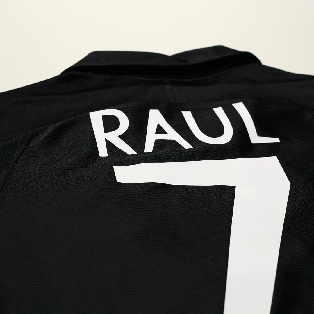 1999/01 Raul #7 Real Madrid Vintage Retro adidas Away Football Shirt (S/M)