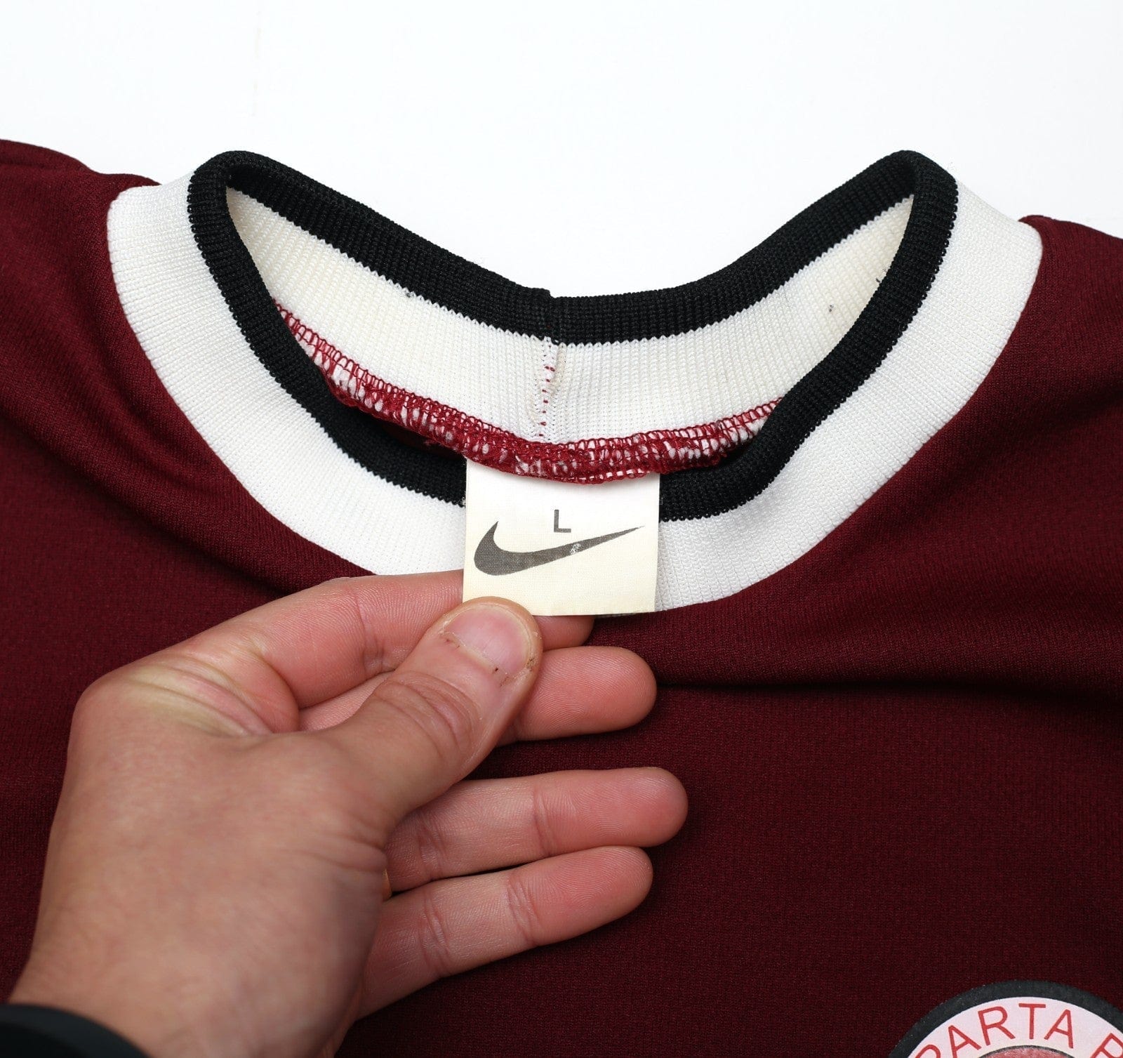 1999/01 ROSICKY #25 Sparta Prague Vintage Nike Home Football Shirt (L)