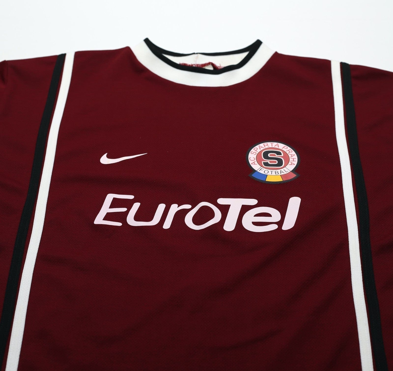 1999/01 ROSICKY #25 Sparta Prague Vintage Nike Home Football Shirt (L)