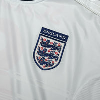 1999/01 Scholes #8 England Vintage Umbro Home Football Shirt (L) Euro 2000