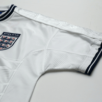 1999/01 Scholes #8 England Vintage Umbro Home Football Shirt (L) Euro 2000