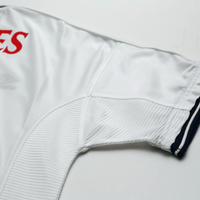 1999/01 Scholes #8 England Vintage Umbro Home Football Shirt (L) Euro 2000