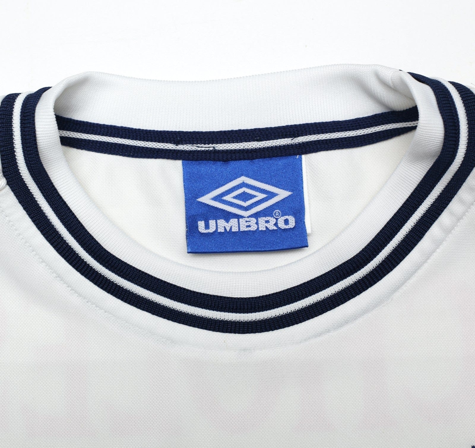 1999/01 SCHOLES #8 England Vintage Umbro Home Football Shirt (M) Euro 2000