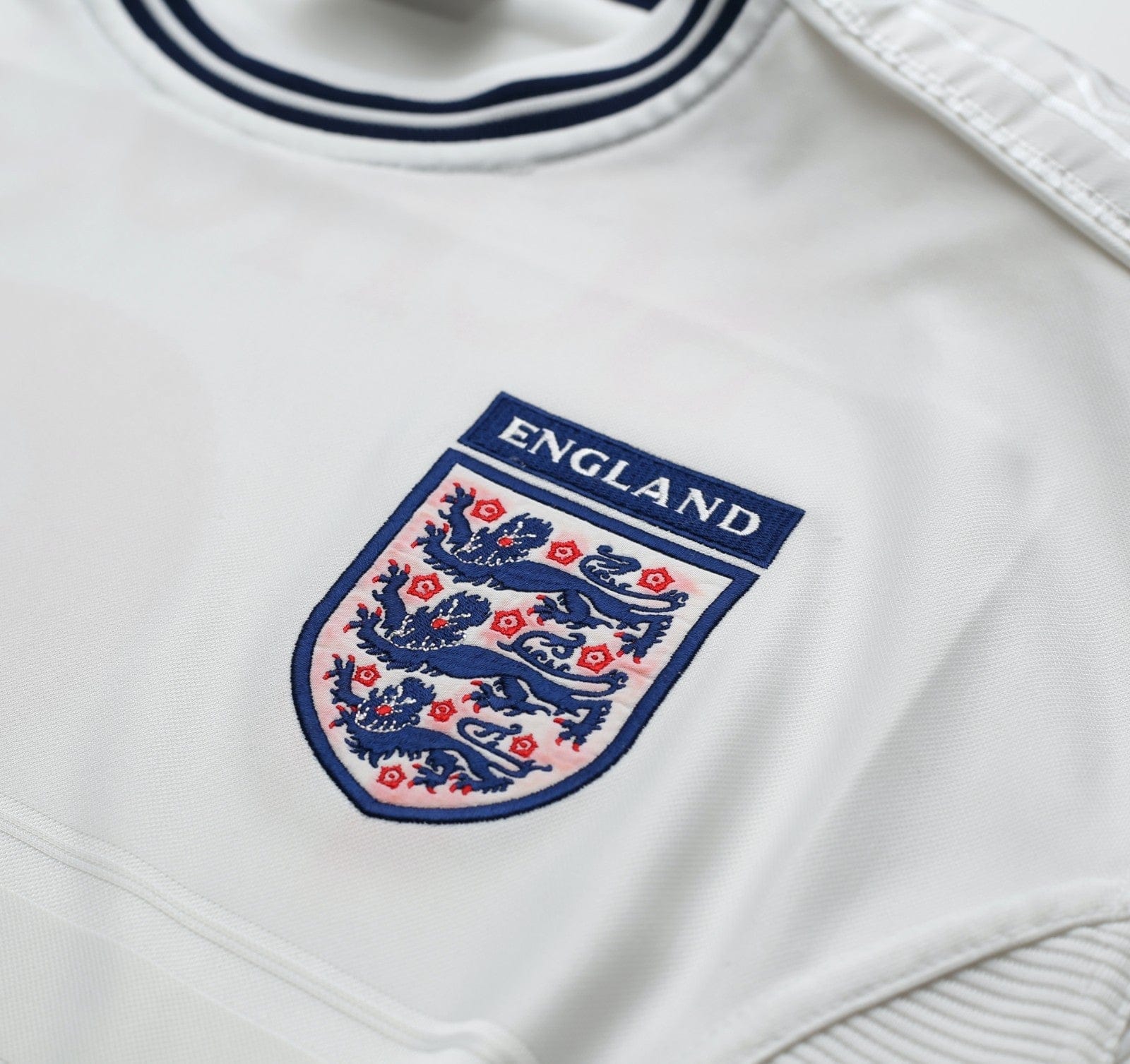 1999/01 SCHOLES #8 England Vintage Umbro Home Football Shirt (M) Euro 2000