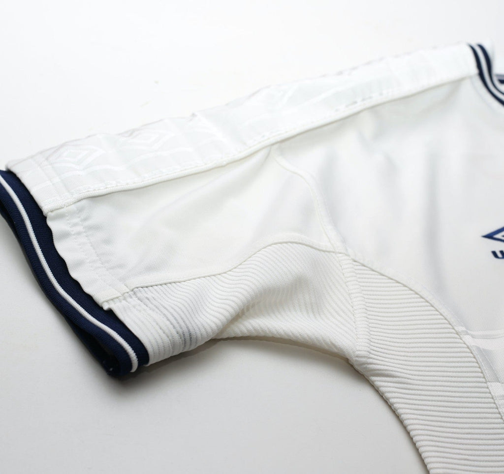 1999/01 SCHOLES #8 England Vintage Umbro Home Football Shirt (M) Euro 2000