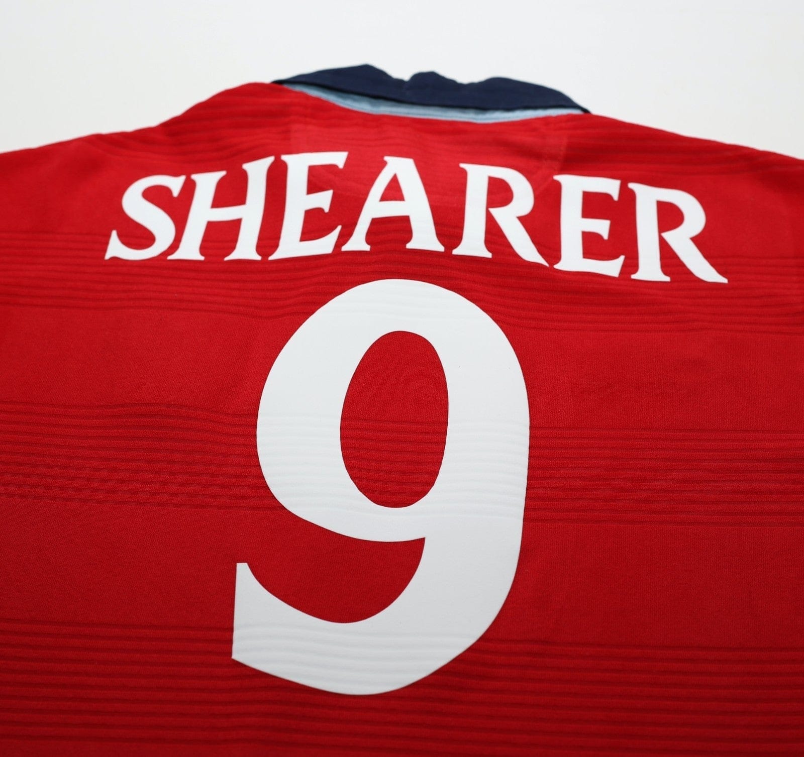 1999/01 SHEARER #9 England Vintage Umbro Away Football Shirt (L) Euro 2000
