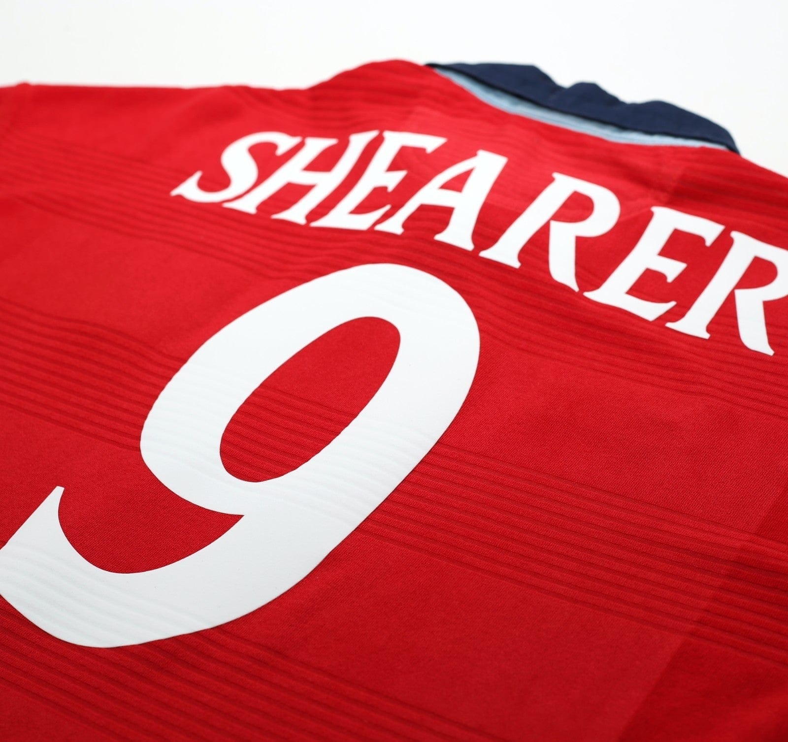 1999/01 SHEARER #9 England Vintage Umbro Away Football Shirt (L) Euro 2000