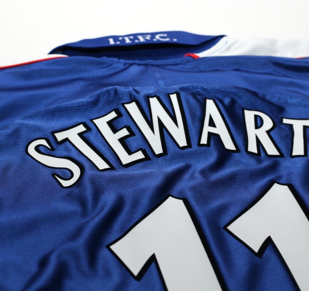 1999/01 STEWART #11 Ipswich Town Vintage PUNCH Home Football Shirt (L)