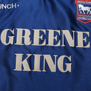 1999/01 Stewart #11 Ipswich Town Vintage PUNCH Home Football Shirt (L)