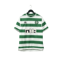 1999/01 Viduka #36 Celtic Vintage Umbro Home Football Shirt (M)