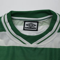 1999/01 Viduka #36 Celtic Vintage Umbro Home Football Shirt (M)