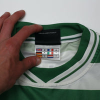 1999/01 Viduka #36 Celtic Vintage Umbro Home Football Shirt (M)