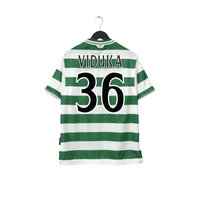 1999/01 Viduka #36 Celtic Vintage Umbro Home Football Shirt (M)