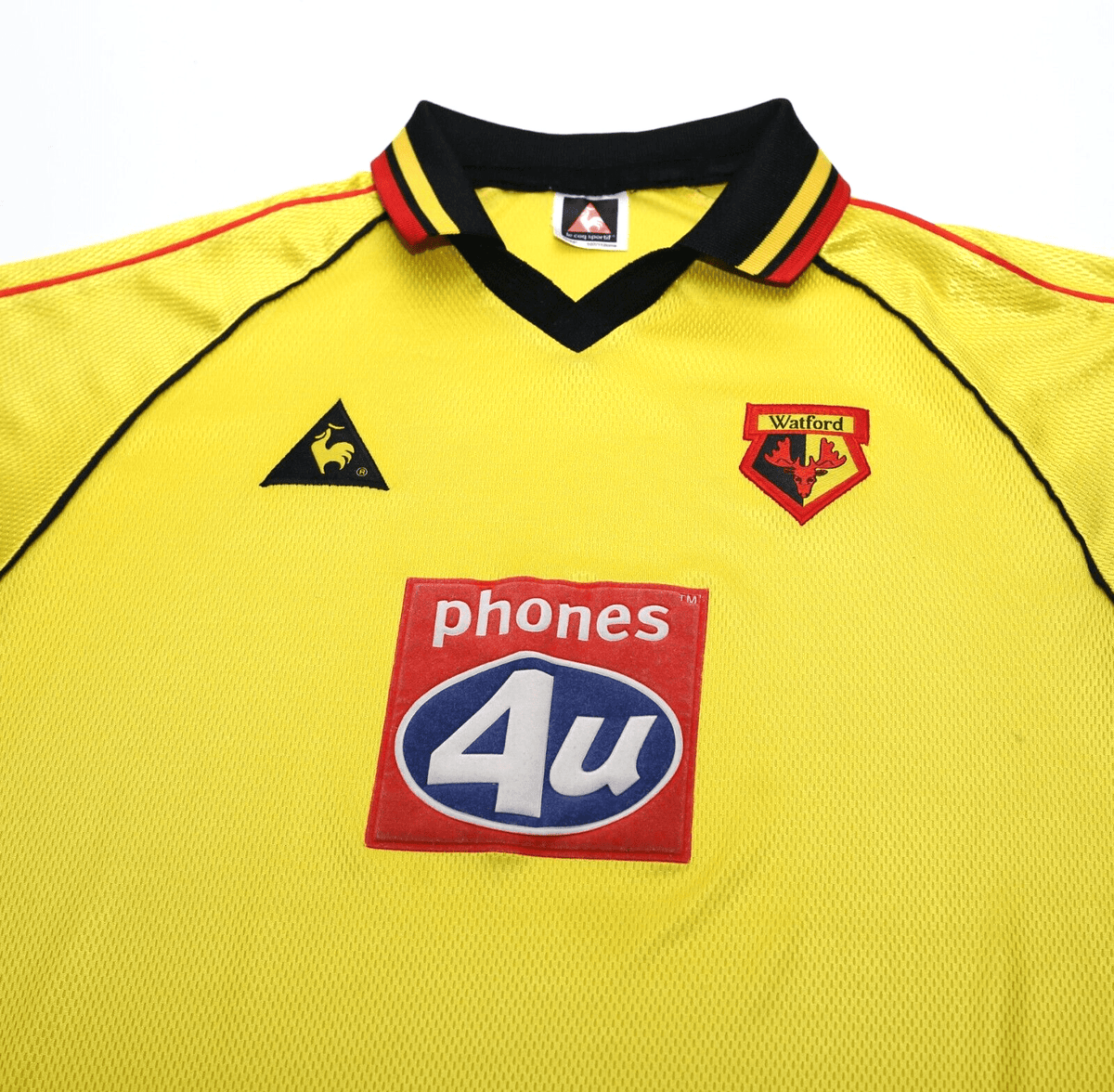 1999/01 WATFORD Vintage le coq sportif Home Football Shirt (L)