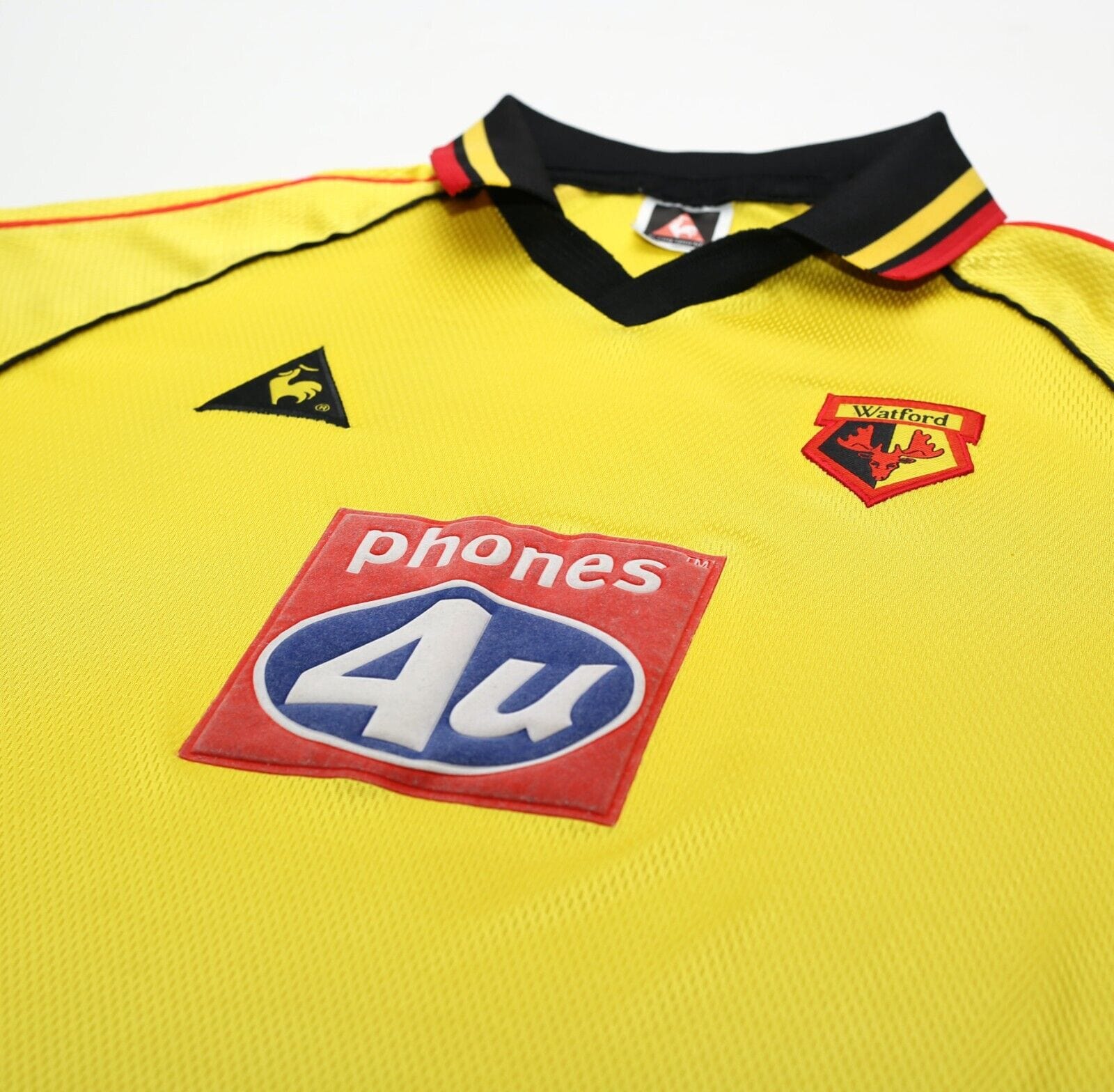1999/01 WATFORD Vintage le coq sportif Home Football Shirt (L)