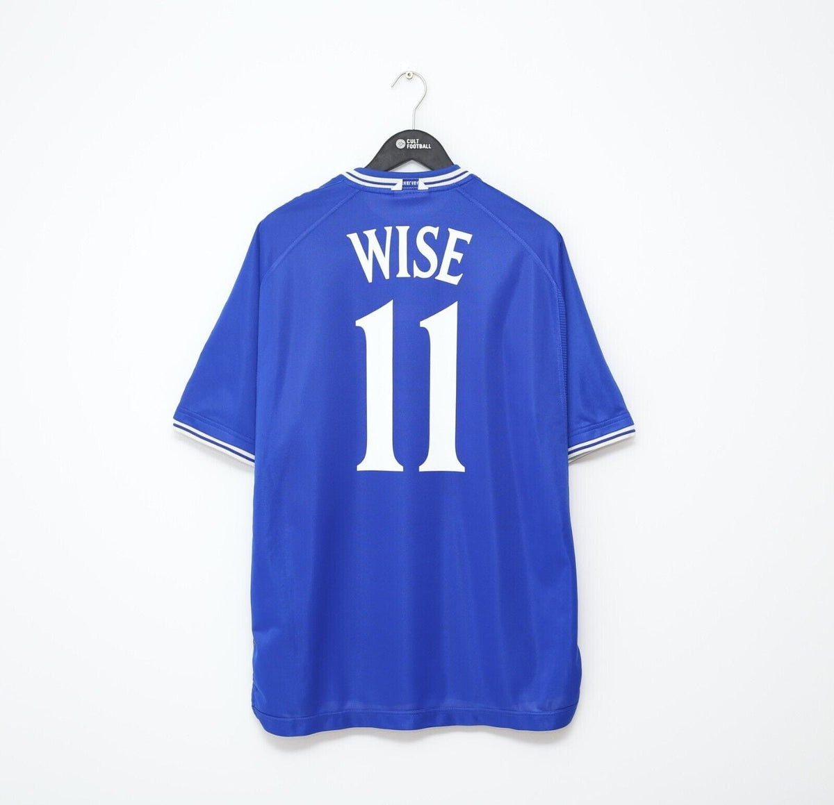 1999/01 WISE #11 Chelsea Vintage Umbro FA CUP FINAL 2000 Football Shirt (XL)