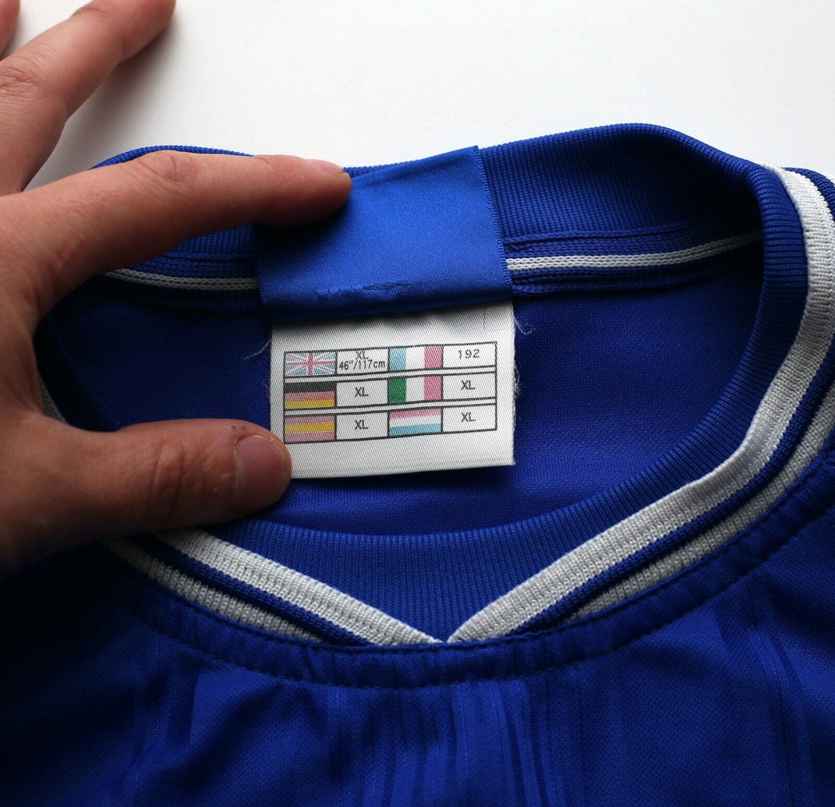 1999/01 WISE #11 Chelsea Vintage Umbro FA CUP FINAL 2000 Football Shirt (XL)