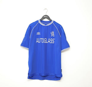 1999/01 ZOLA #25 Chelsea Vintage Umbro UCL Football Shirt (XL)