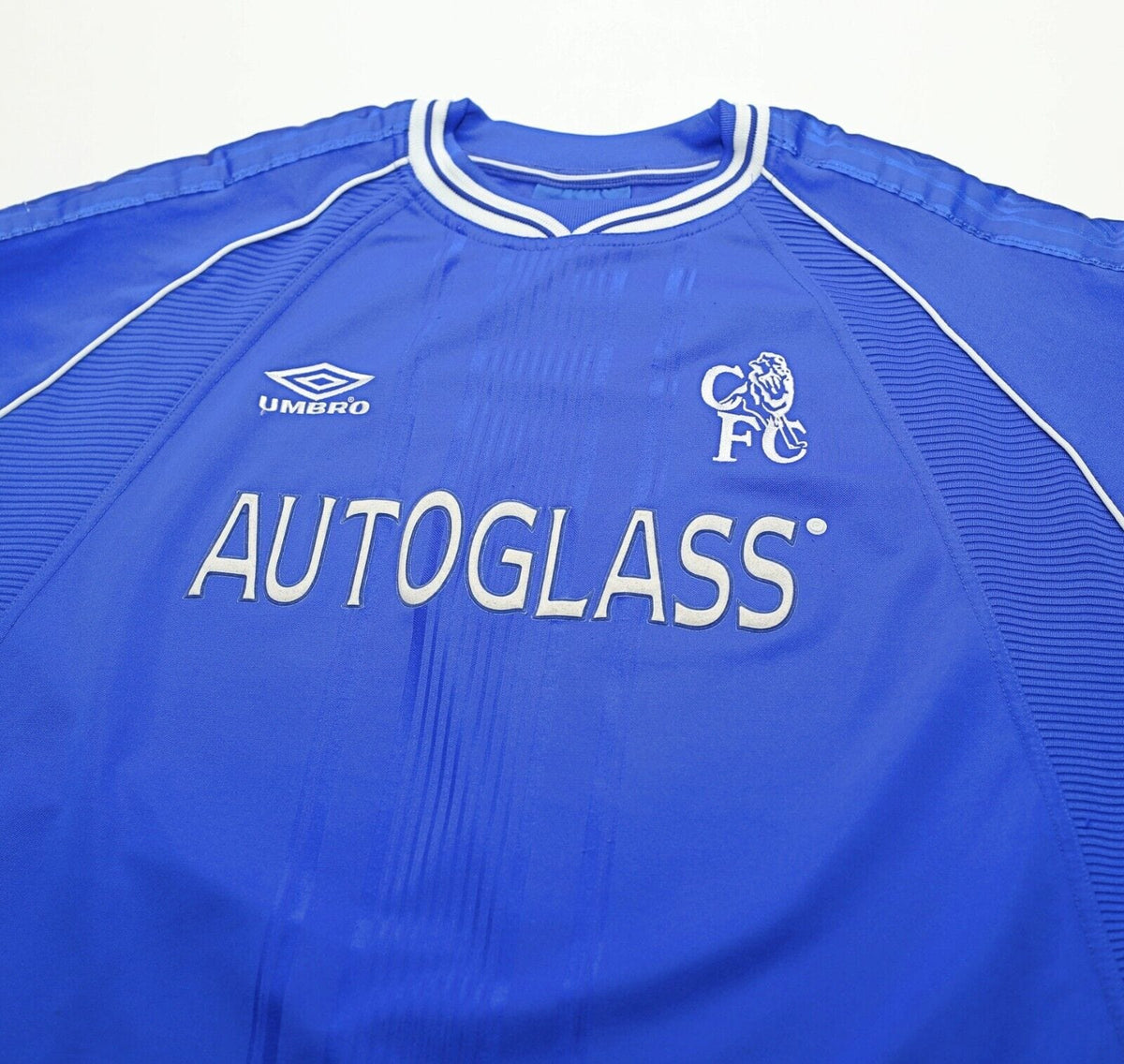 1999/01 ZOLA #25 Chelsea Vintage Umbro UCL Football Shirt (XL)