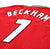 1999 BECKHAM #7 Manchester United adidas Icons LS Treble Football Shirt (XL)