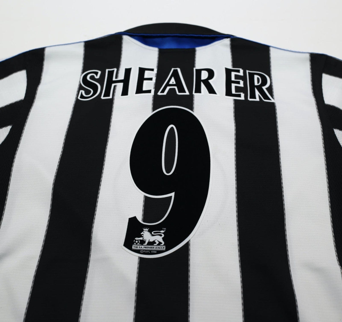 1999 SHEARER #9 Newcastle United Vintage adidas FA Cup Final Football Shirt (M)