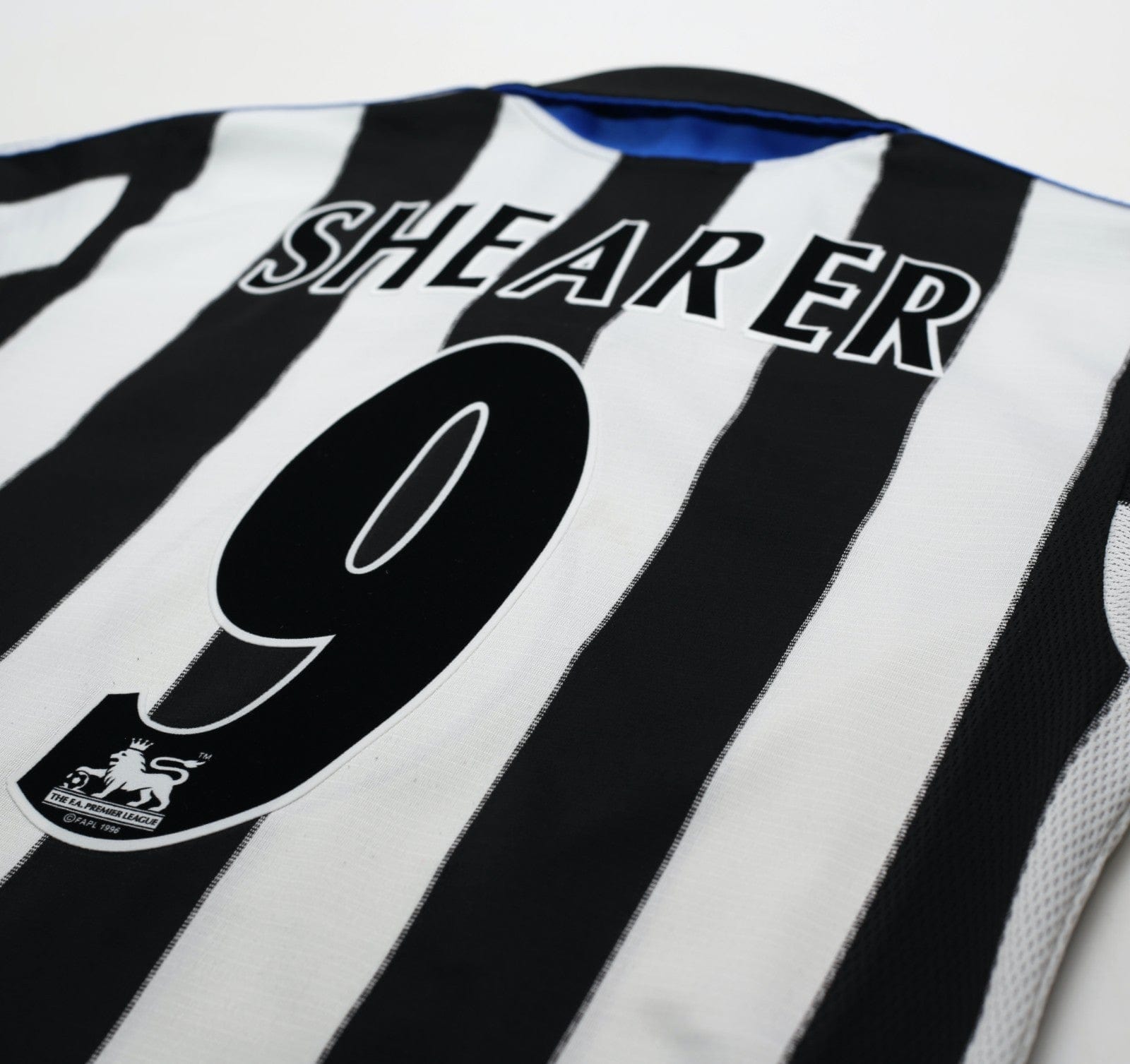 1999 SHEARER #9 Newcastle United Vintage adidas FA Cup Final Football Shirt (M)