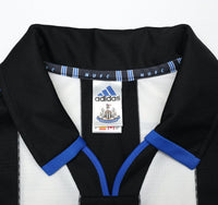 1999 SHEARER #9 Newcastle United Vintage adidas FA Cup Final Football Shirt (S)