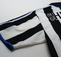 1999 SHEARER #9 Newcastle United Vintage adidas FA Cup Final Football Shirt (S)