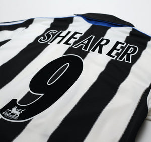 1999 SHEARER #9 Newcastle United Vintage adidas FA Cup Final Football Shirt (S)