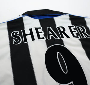 1999 SHEARER #9 Newcastle United Vintage adidas FA Cup Final Football Shirt (S)