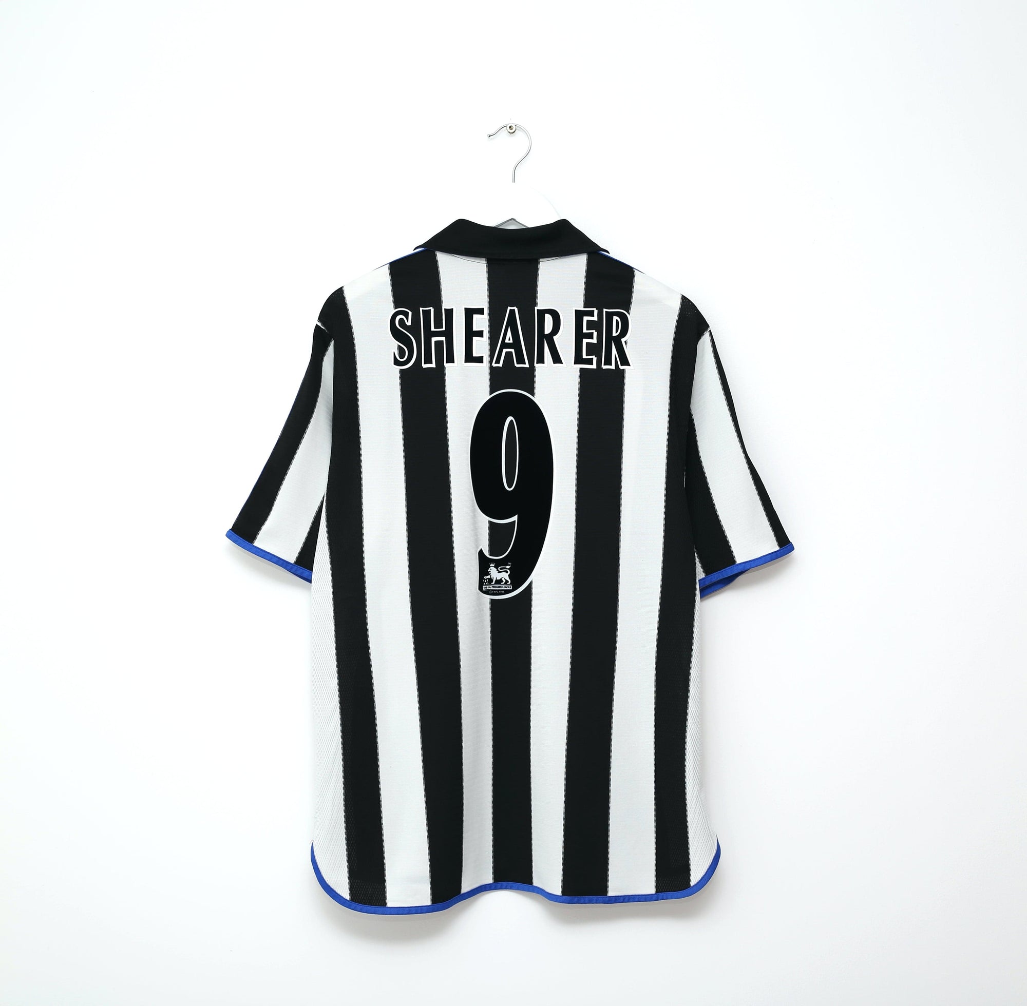 1999 SHEARER #9 Newcastle United Vintage adidas FA CUP FINAL Football Shirt (XL)