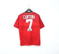 19996 CANTONA #7 Manchester United Vintage Umbro FA CUP FINAL Football Shirt (M)