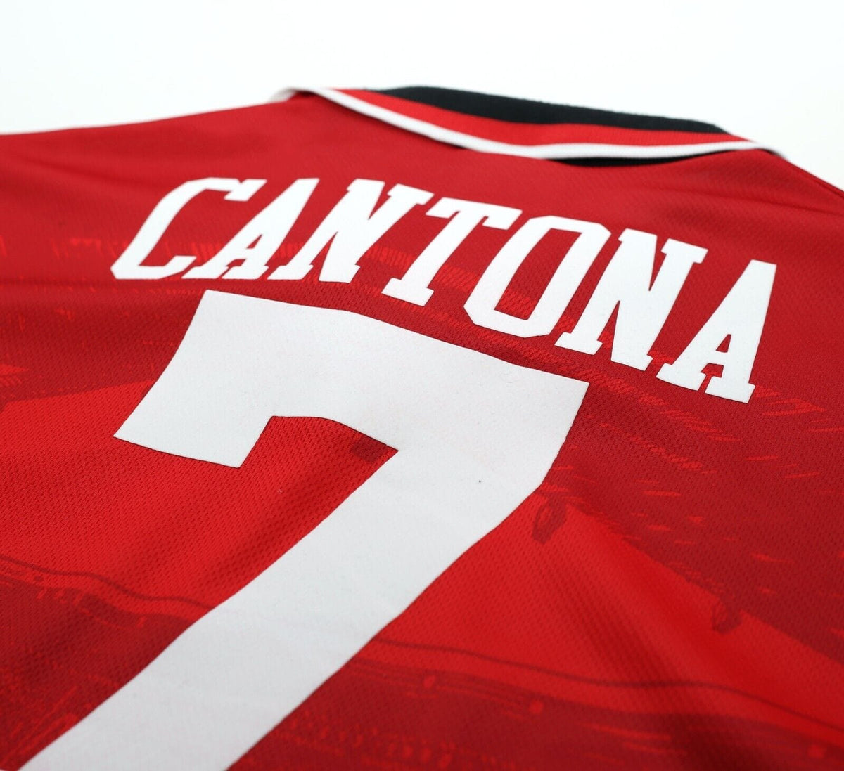 19996 CANTONA #7 Manchester United Vintage Umbro FA CUP FINAL Football Shirt (M)