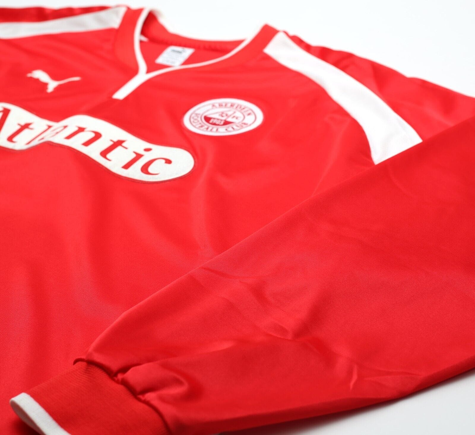 2000/01 ABERDEEN Vintage PUMA Home Long Sleeve Football Shirt Jersey (XL)