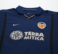 2000/01 AIMAR #22 Valencia Vintage Nike Away Football Shirt (M)