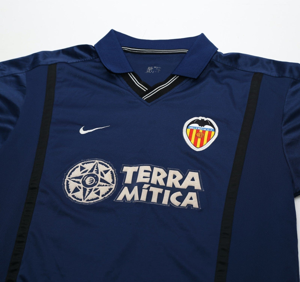 2000/01 AIMAR #22 Valencia Vintage Nike Away Football Shirt (M)