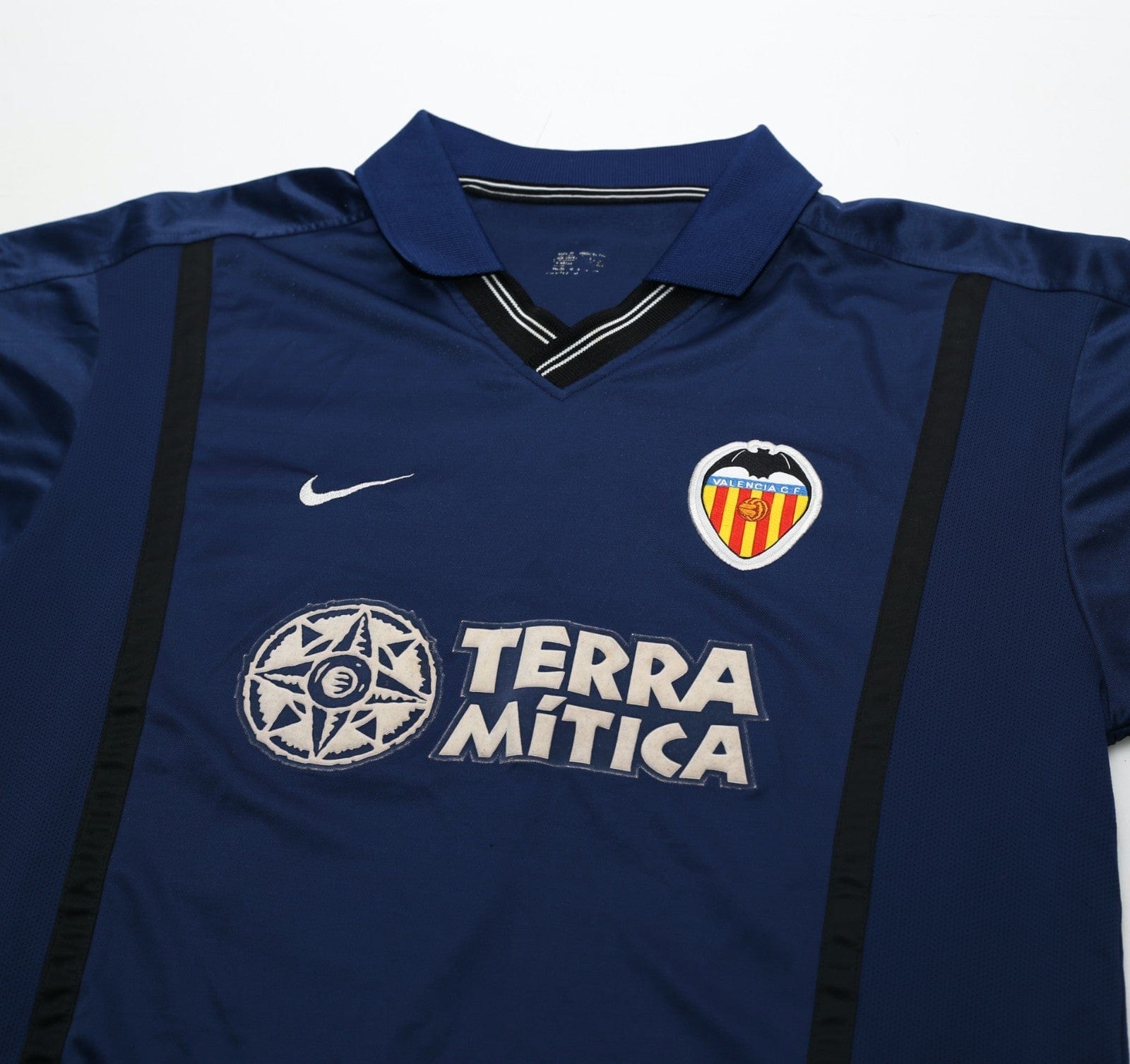 2000/01 AIMAR #22 Valencia Vintage Nike Away Football Shirt (M)