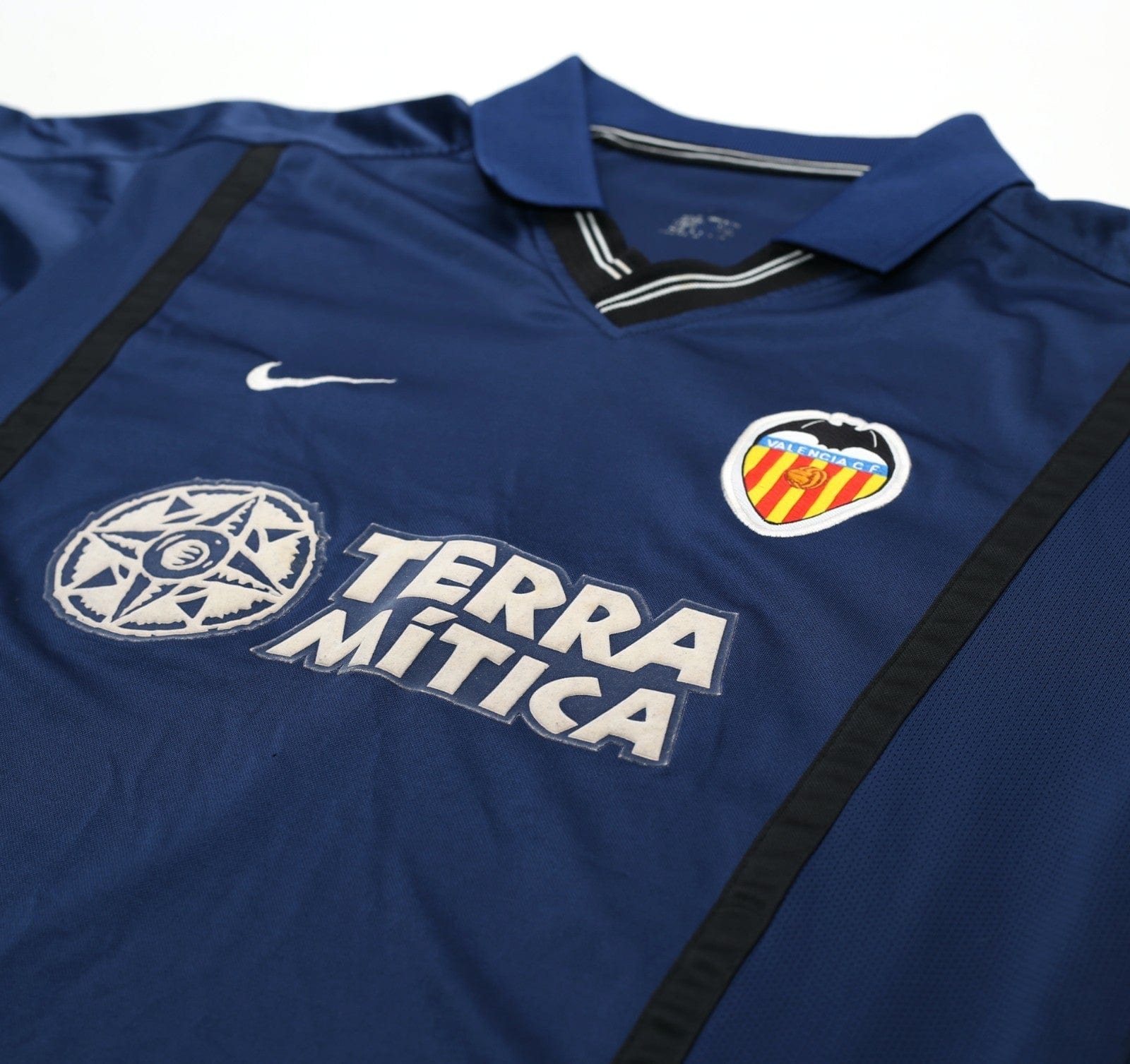 2000/01 AIMAR #22 Valencia Vintage Nike Away Football Shirt (M)