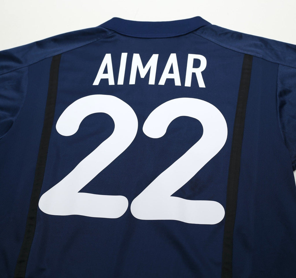 2000/01 AIMAR #22 Valencia Vintage Nike Away Football Shirt (M)