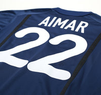 2000/01 AIMAR #22 Valencia Vintage Nike Away Football Shirt (M)