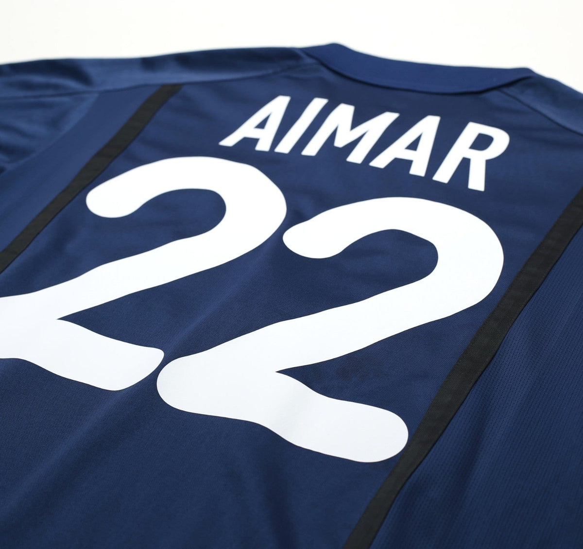 2000/01 AIMAR #22 Valencia Vintage Nike Away Football Shirt (M)