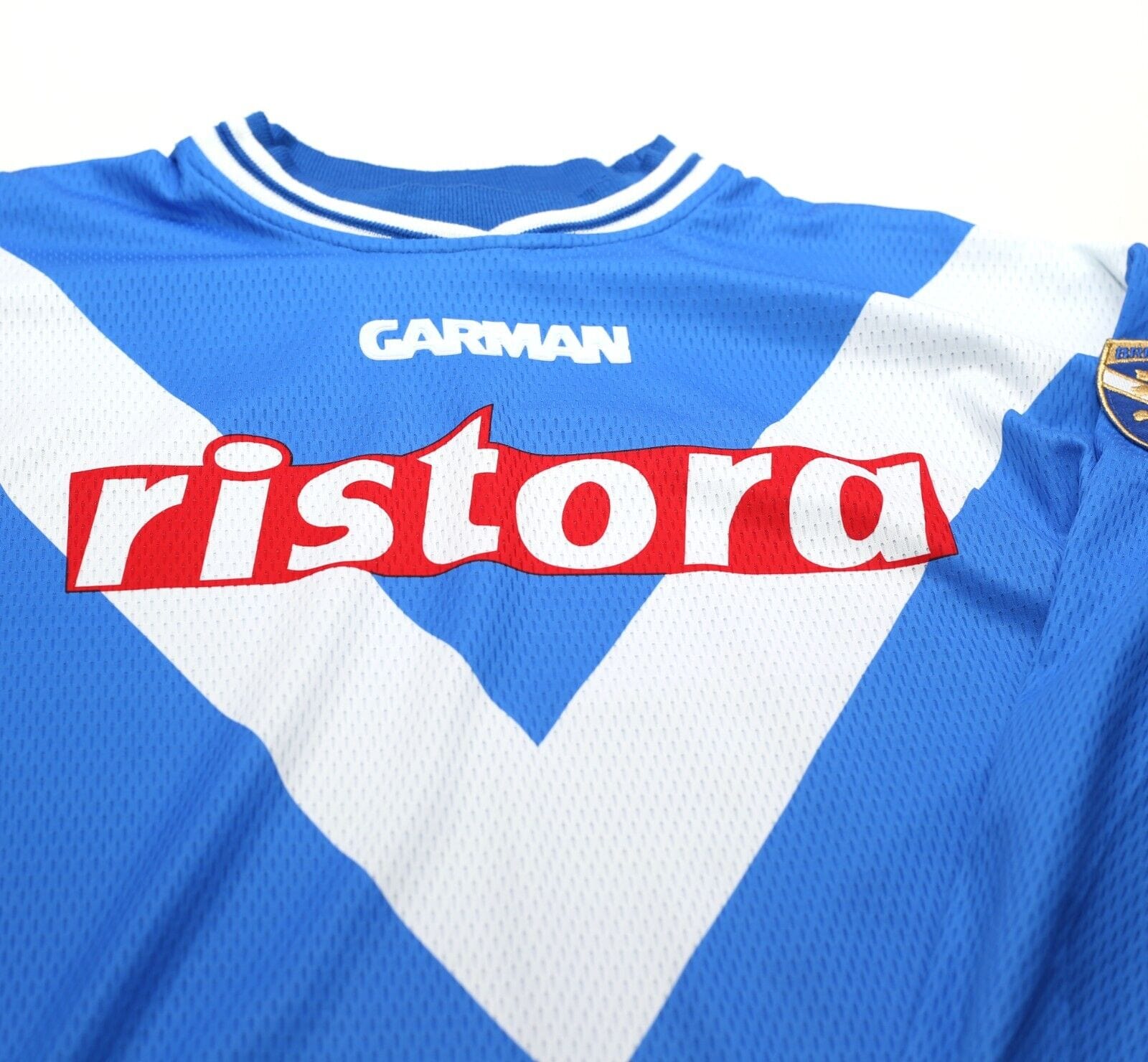 2000/01 BAGGIO #10 BRESCIA Vintage Garman Long Sleeve Home Football Shirt (M)