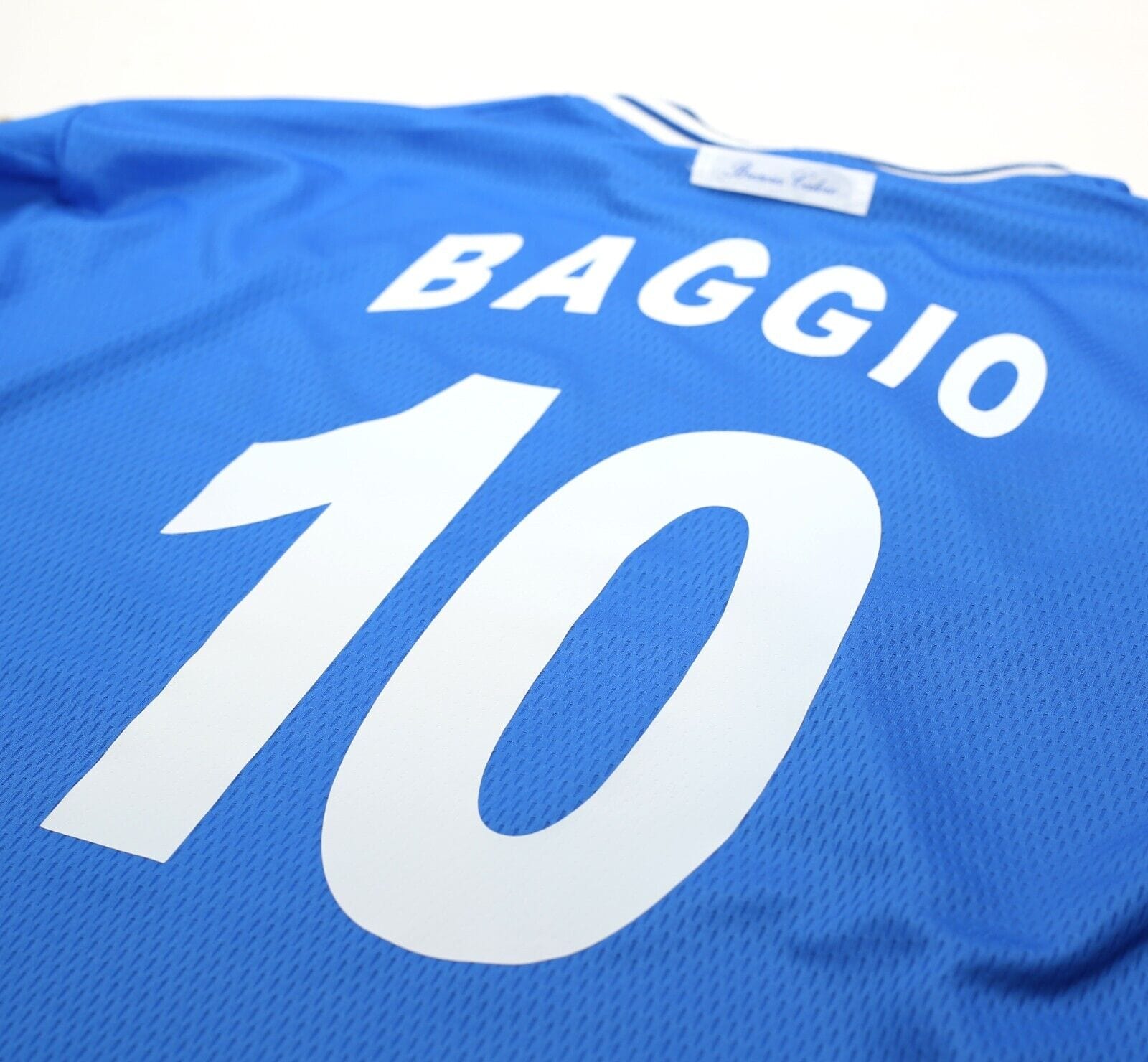 2000/01 BAGGIO #10 BRESCIA Vintage Garman Long Sleeve Home Football Shirt (M)