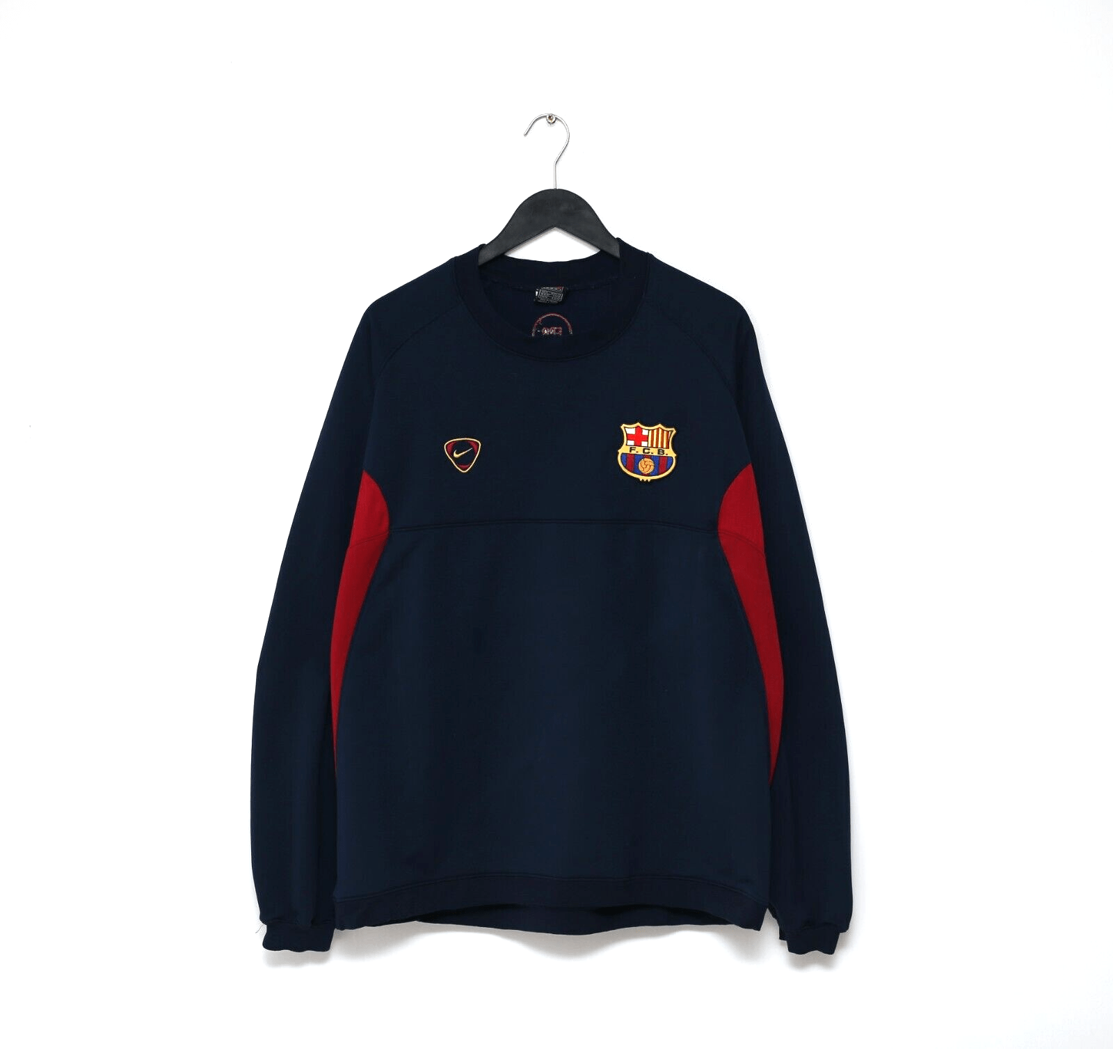 2000/01 BARCELONA Vintage Nike Football Sweatshirt (XL)