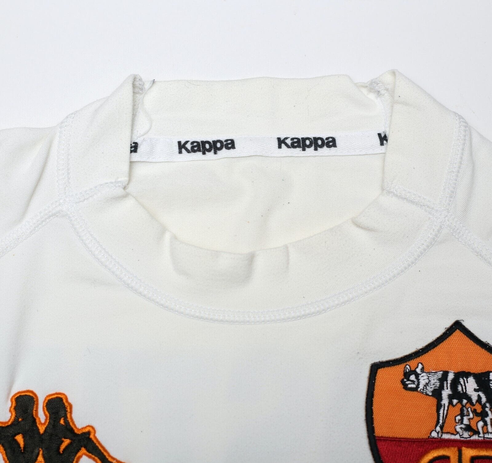 2000/01 BATISTUTA #18 AS Roma Vintage Kappa Away Football Shirt (L)