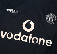 2000/01 BECKHAM #7 Manchester United Vintage Umbro Away Football Shirt (XXL)