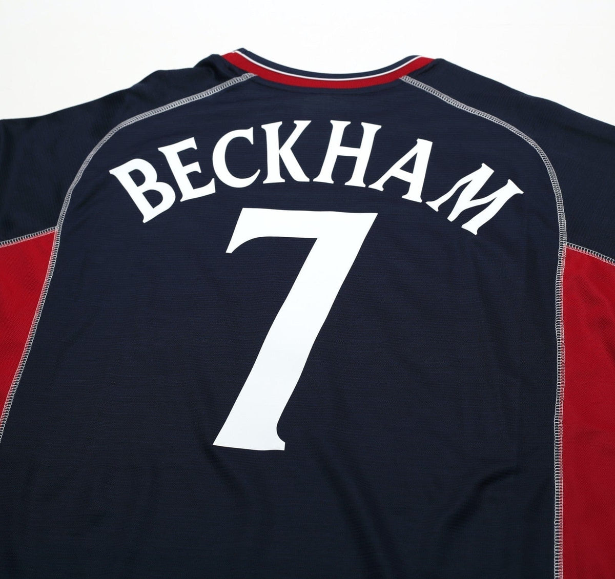 2000/01 BECKHAM #7 Manchester United Vintage Umbro Away Football Shirt (XXL)